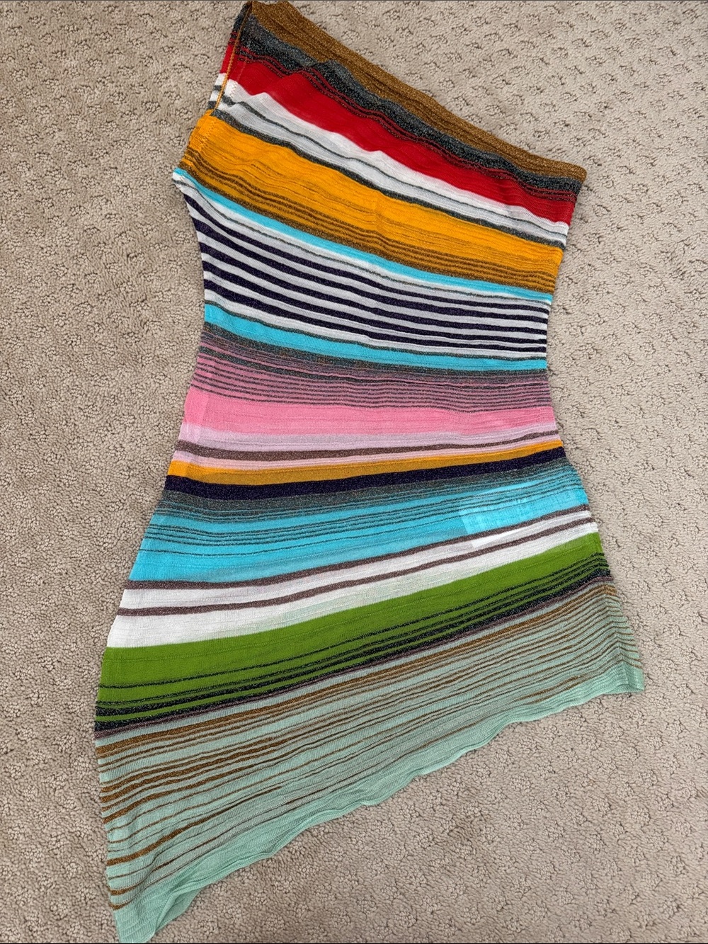 Missoni Asymmetrical Metallic Cover Up - Picture 5 of 12